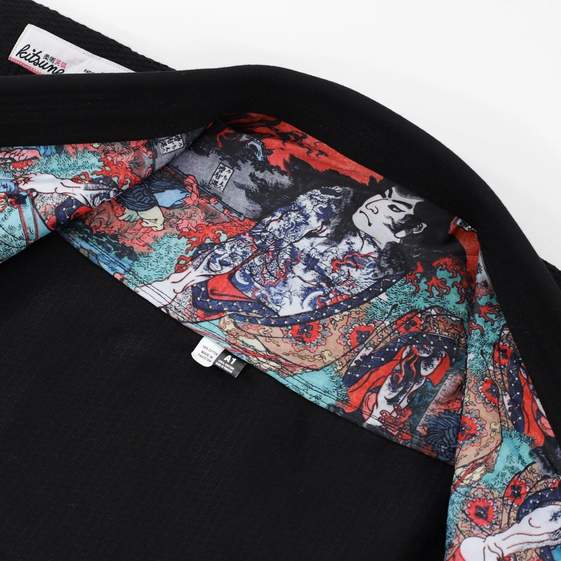 Kitsune "Red Skies" Men's BJJ Gi - Black