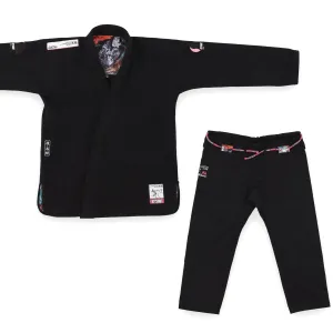 Kitsune "Red Skies" Men's BJJ Gi - Black