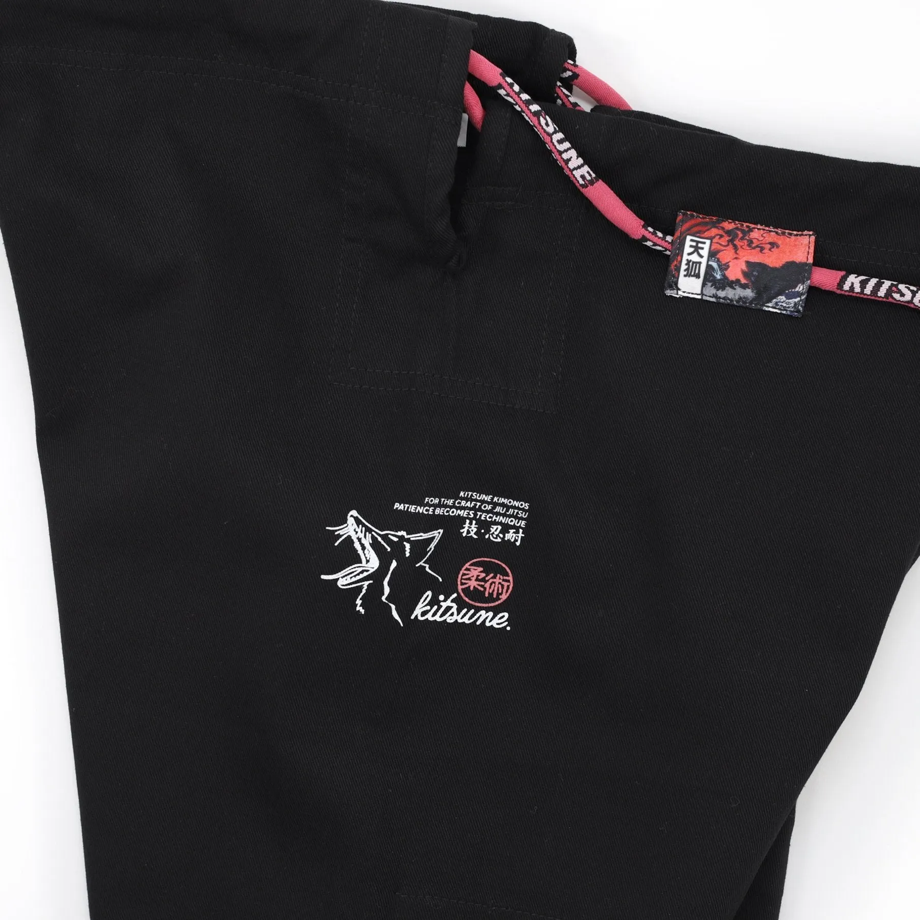 Kitsune "Red Skies" Women's BJJ Gi - Black