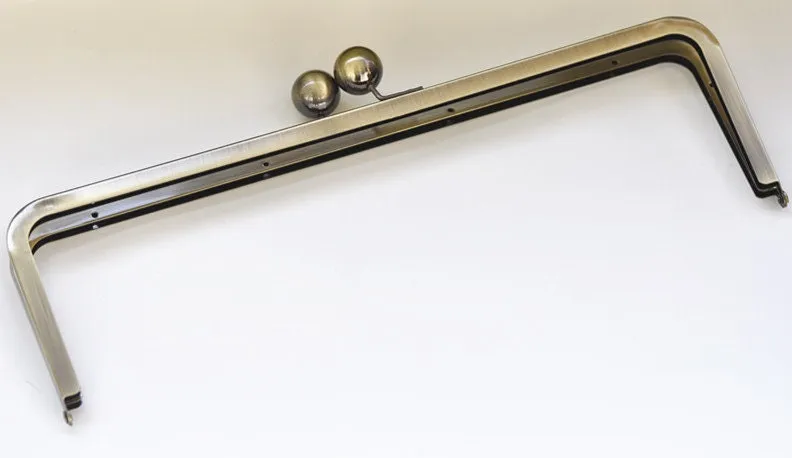 Large Size Purse Frame Wedding Handle Purse Frame With Screws 33cm x 10.5cm