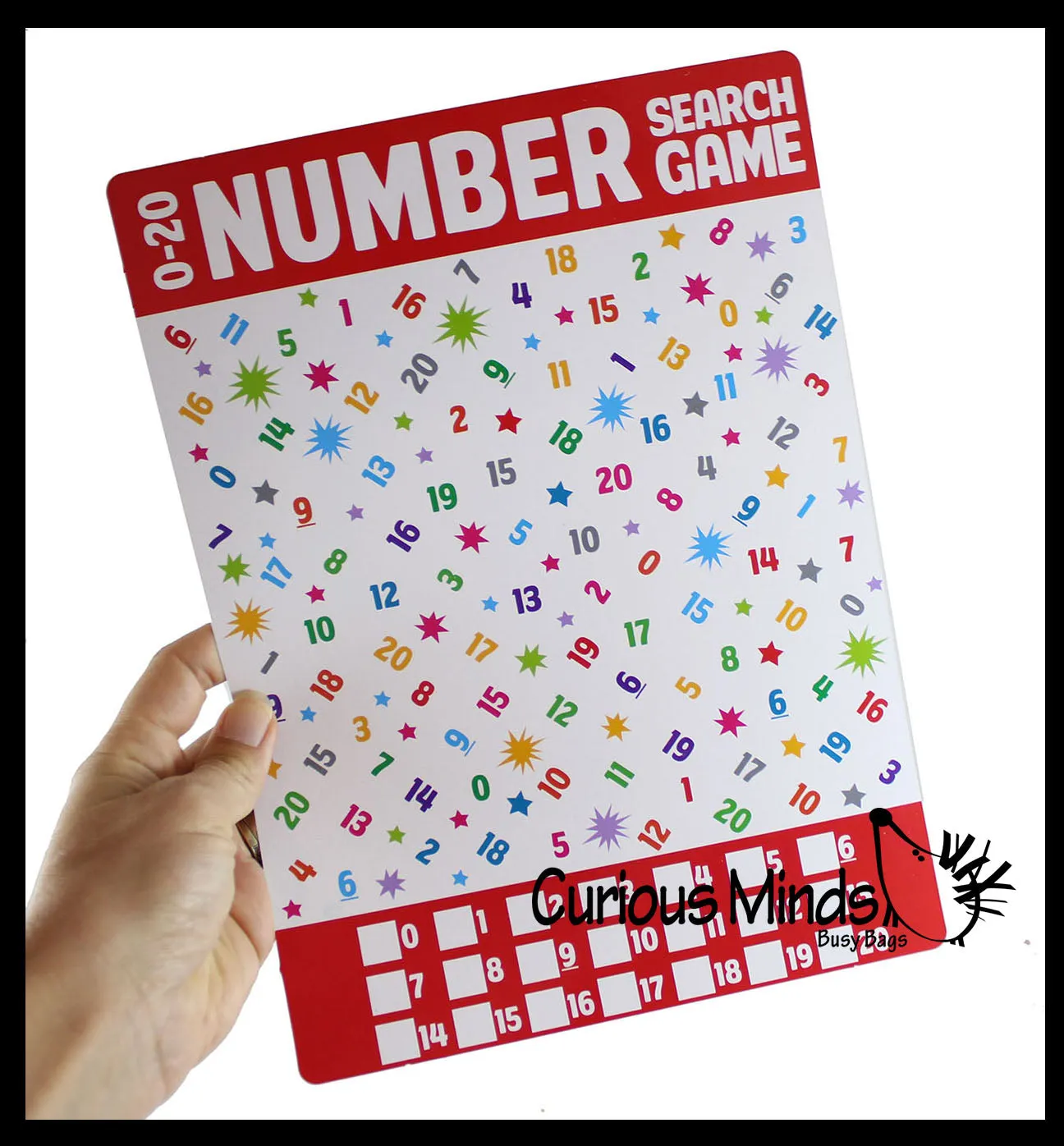 LAST CHANCE - LIMITED STOCK - SALE -Learning Seek and Find Dry Erase & Wipe Off -  Activity Pages - Set of 6 - Uppercase/Lowercase/Numbers 1-20/Colors/Shapes