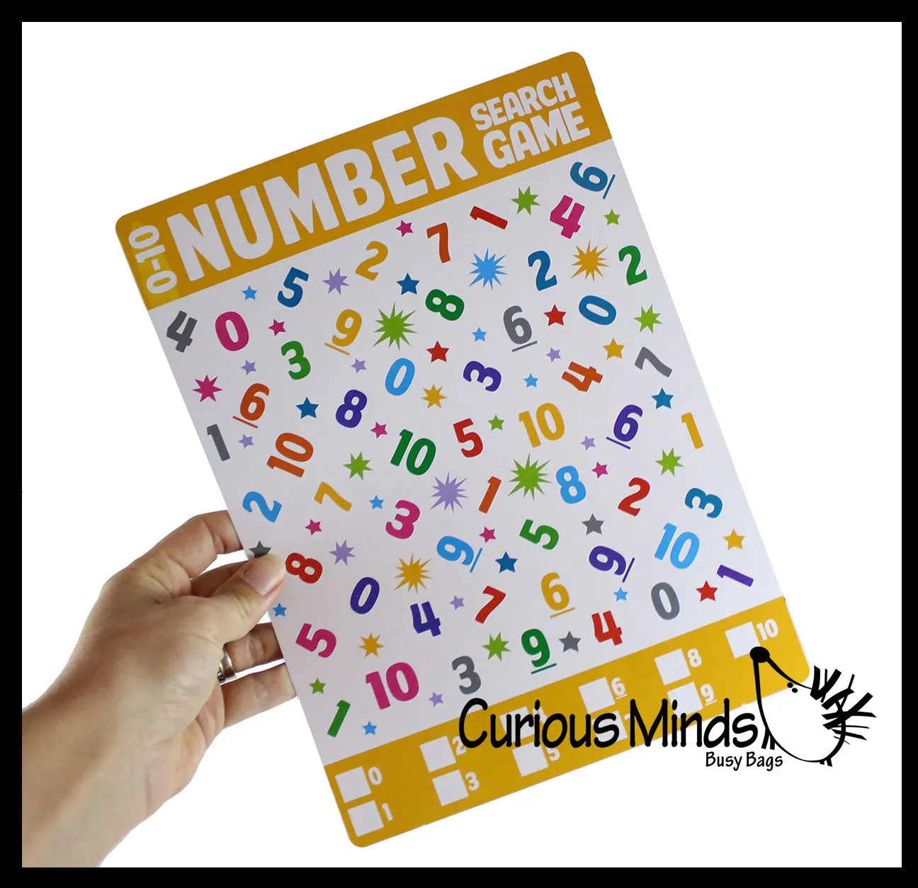 LAST CHANCE - LIMITED STOCK - SALE -Learning Seek and Find Dry Erase & Wipe Off -  Activity Pages - Set of 6 - Uppercase/Lowercase/Numbers 1-20/Colors/Shapes