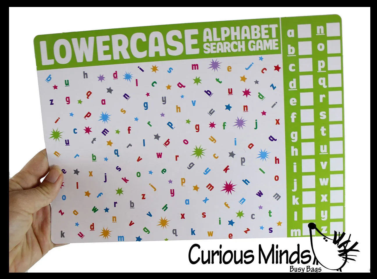 LAST CHANCE - LIMITED STOCK - SALE -Learning Seek and Find Dry Erase & Wipe Off -  Activity Pages - Set of 6 - Uppercase/Lowercase/Numbers 1-20/Colors/Shapes