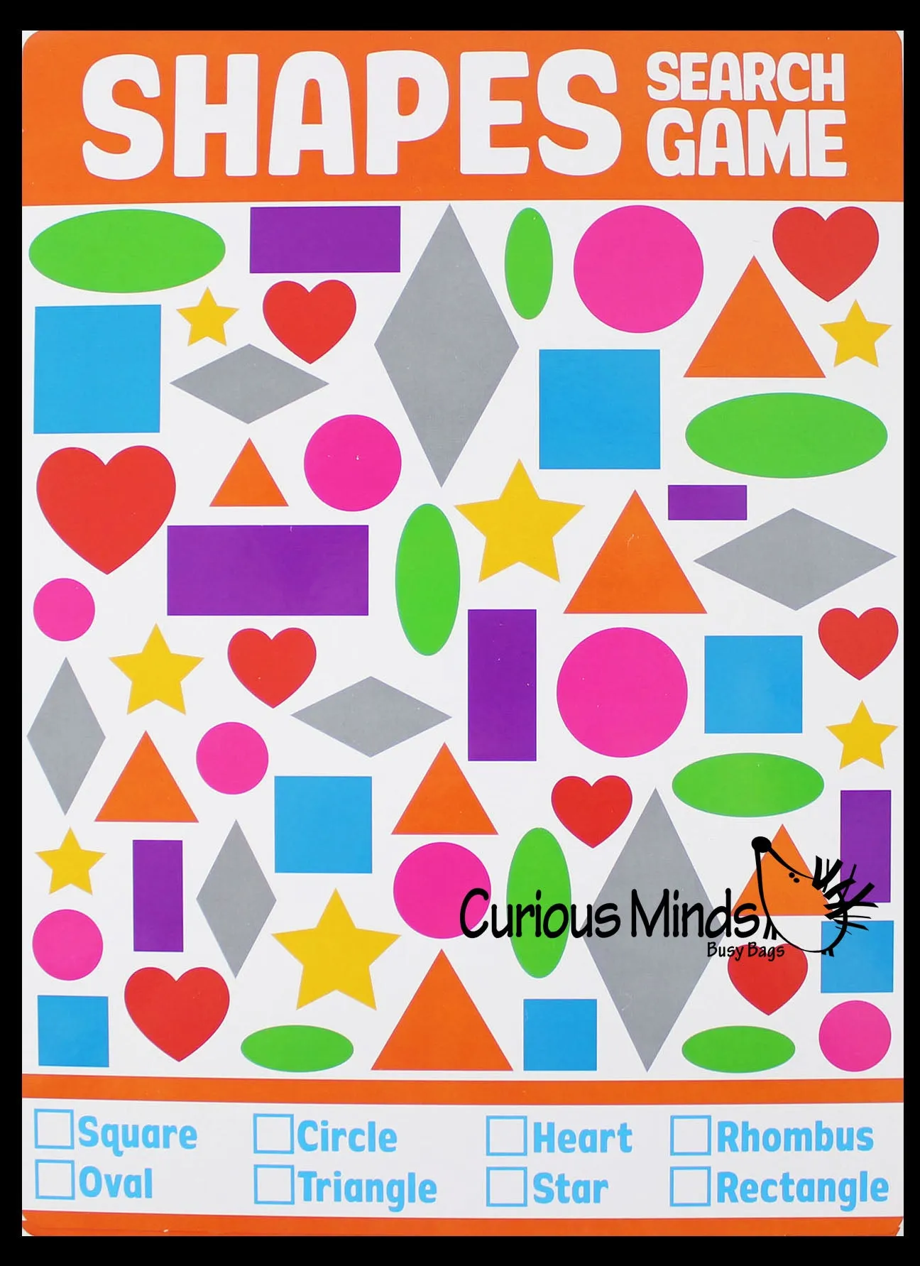 LAST CHANCE - LIMITED STOCK - SALE -Learning Seek and Find Dry Erase & Wipe Off -  Activity Pages - Set of 6 - Uppercase/Lowercase/Numbers 1-20/Colors/Shapes