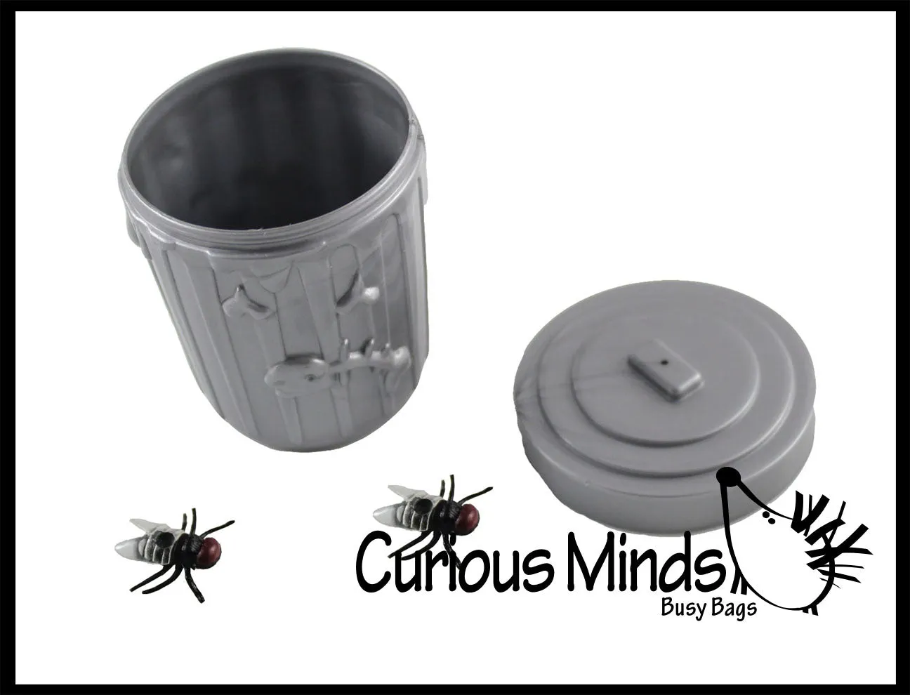 LAST CHANCE - LIMITED STOCK - SALE  - Tweezing Bugs - Fine Motor Activity - Bugs in Trash Can Busy Bag