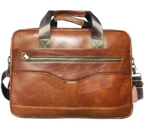Leather Briefcase Mens High Quality Business Messenger Bag