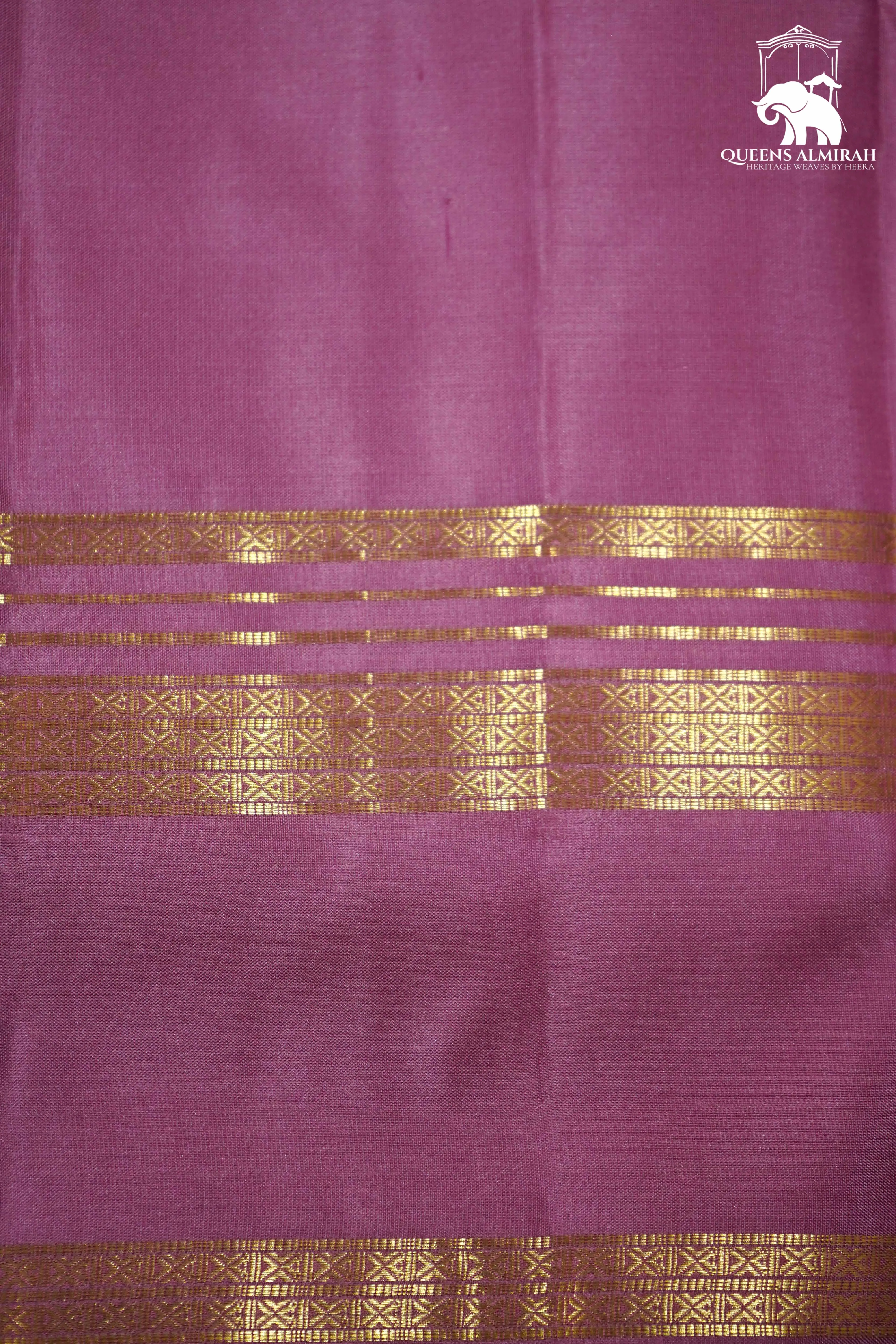 LIGHT PINK WITH WOVEN BORDER KANCHIVARAM SILK SAREE