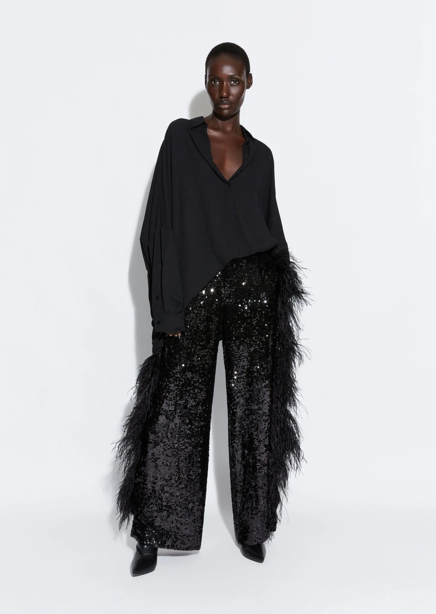 Lightweight Georgette Oversized Shirt