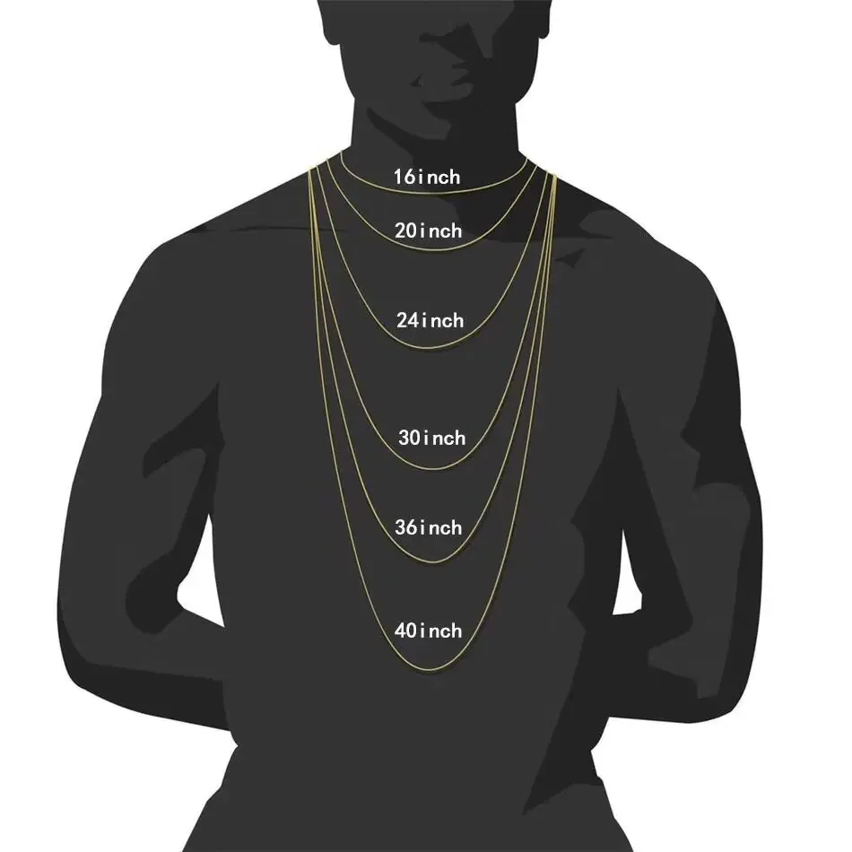 Lightweight Iced Zinc Necklace