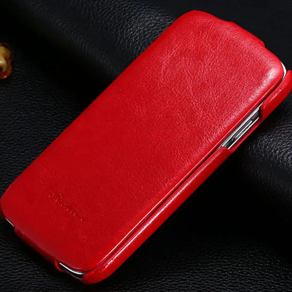 Luxury Retro PU Leather Crazy Horse Full Case For Samsung Galaxy S4 S IV i9500 Flip Cover Open Up And Down Fashion LOGO Case