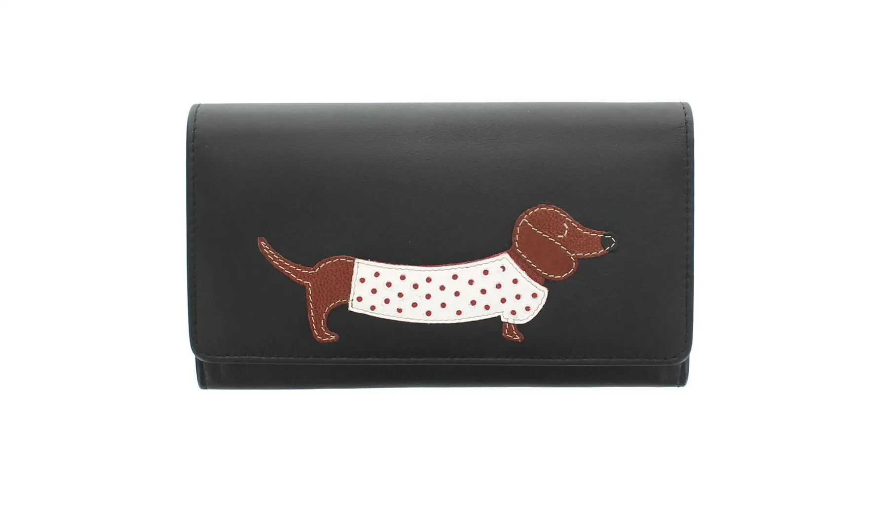 Mala Leather BEST FRIENDS Collection Sausage Dog Leather Purse 3304_65