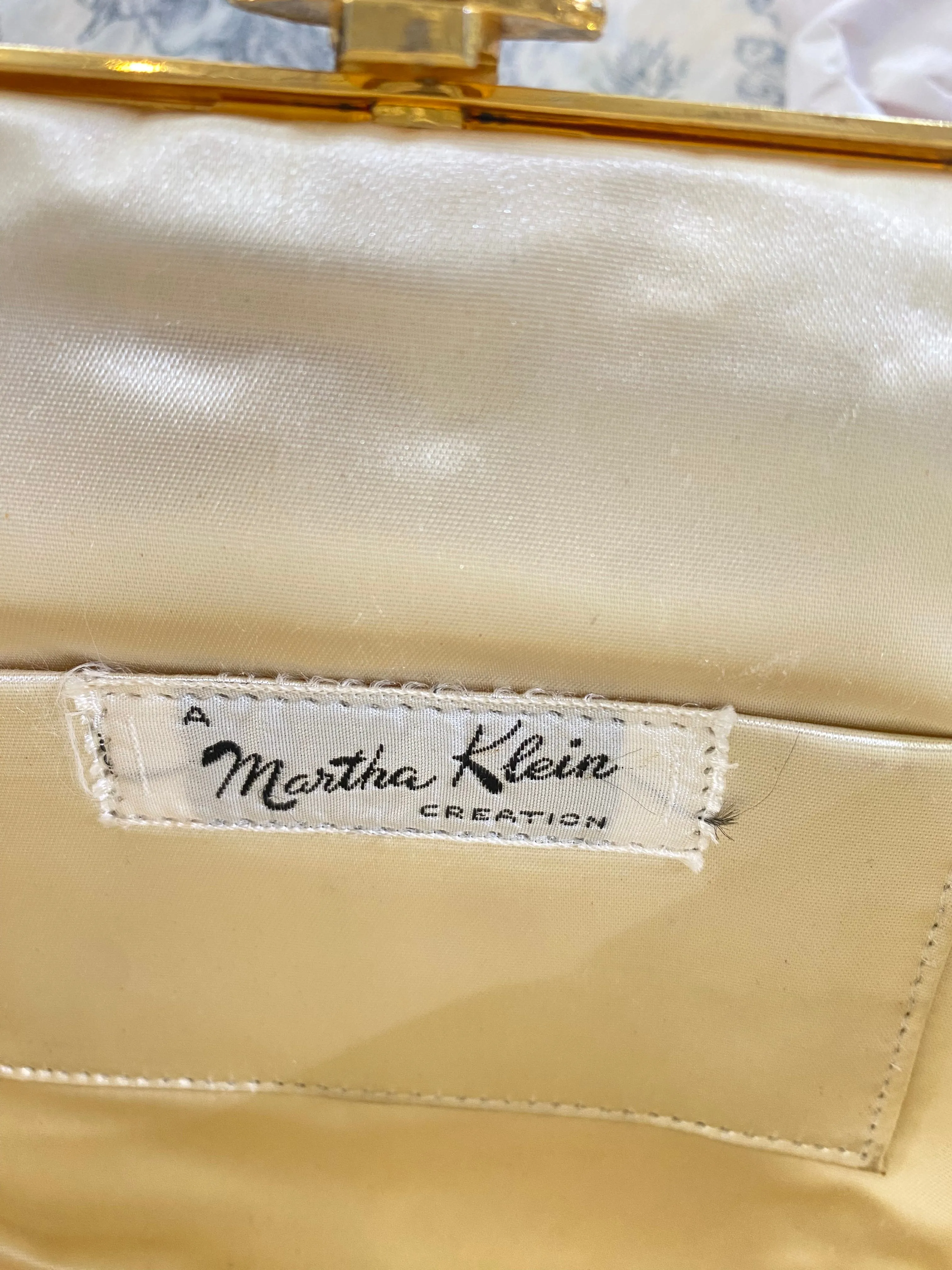 Martha Klein Vintage Needlepoint Pastel Purse