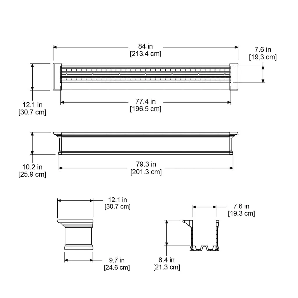 Mayne Yorkshire 7ft Window Box