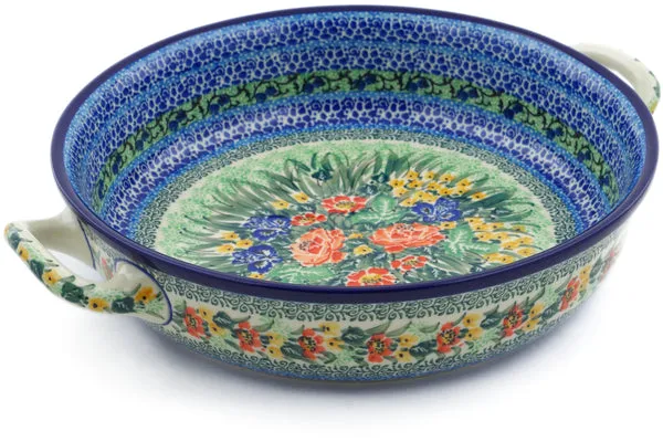Medium Round Baker with Handles 10-inch - Splendid Meadow