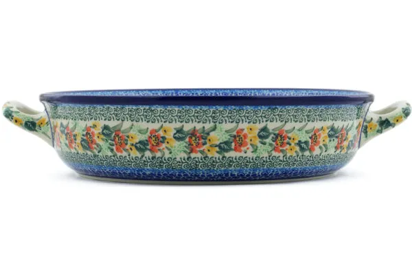 Medium Round Baker with Handles 10-inch - Splendid Meadow