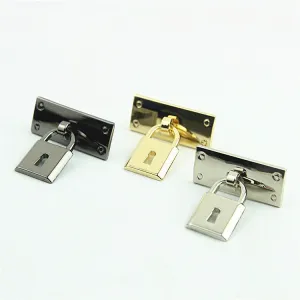 Metal Purse Label 1 1/4" 33mm Charm Tag Decoration Supply Heavy Duty Handbag Bag Making Replacement Hardware Wholesale Bulk
