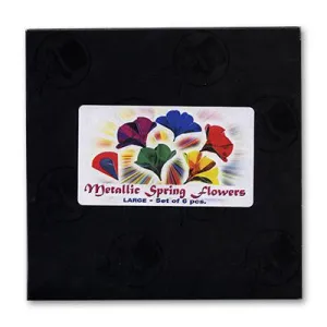 Metallic Spring Flowers (Large, 6 piece set) by Vincenzo DiFatta