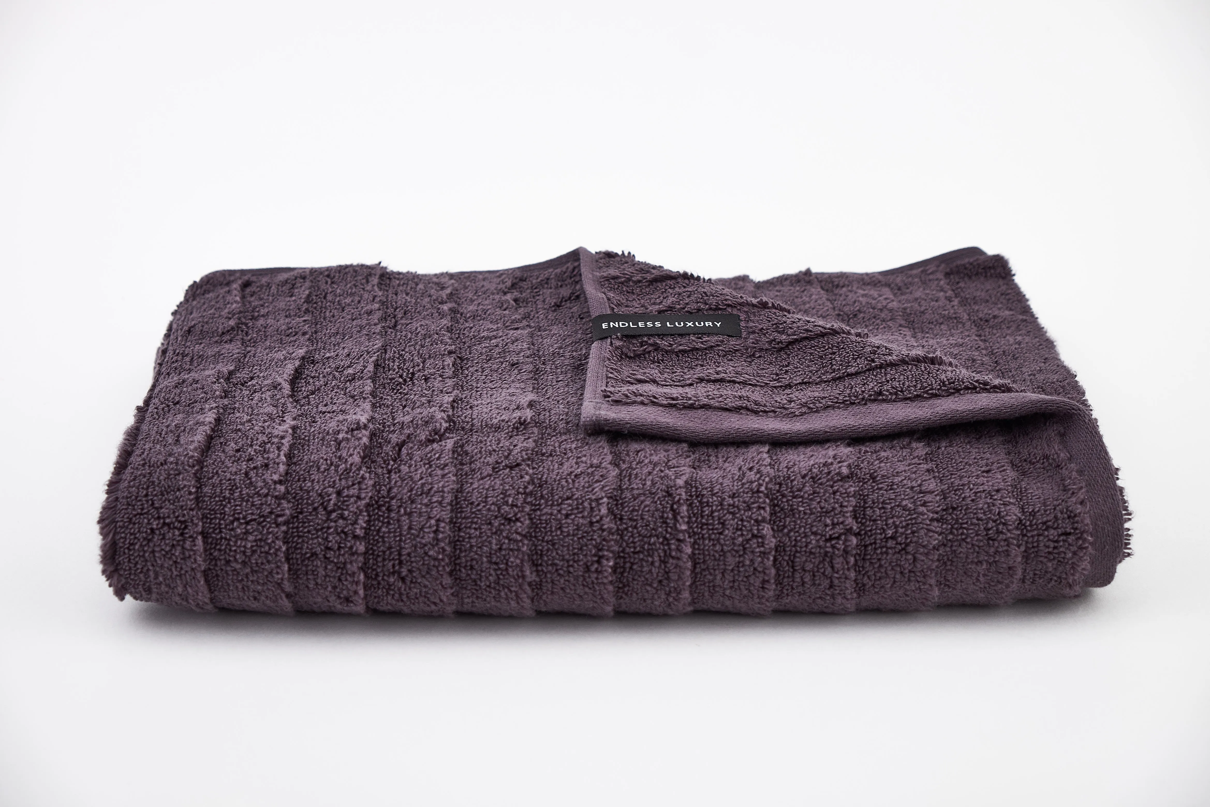 Micro Cotton Set of 2 Waterfall Design Charcoal