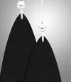 Midnight Leather Earrings
