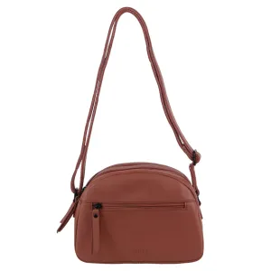 Milleni - NL3869 Small rounded leather sidebag - Rose