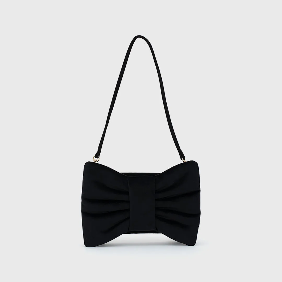 MINI BOW BAG NEGRO