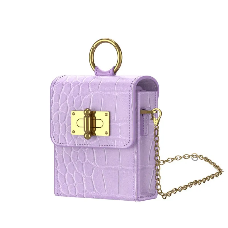 Mini Messenger Bag With Chain With Card Slot Pocket Case For Samsung Z Flip