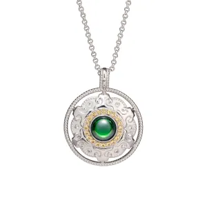 Mongolian Celebration Necklace Green