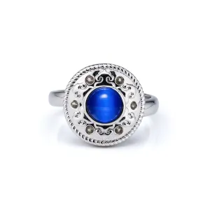 Mongolian Celebration Ring Blue