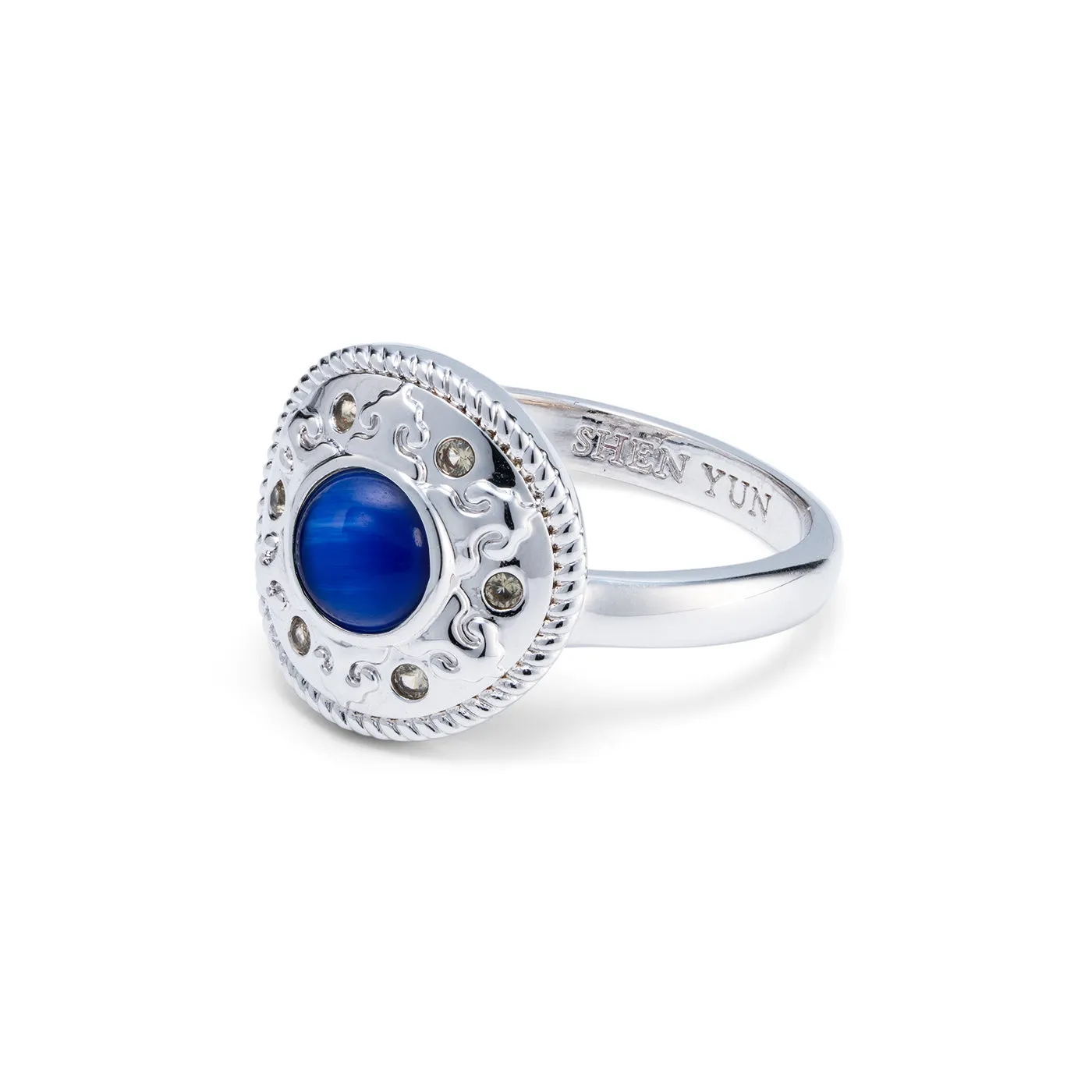 Mongolian Celebration Ring Blue