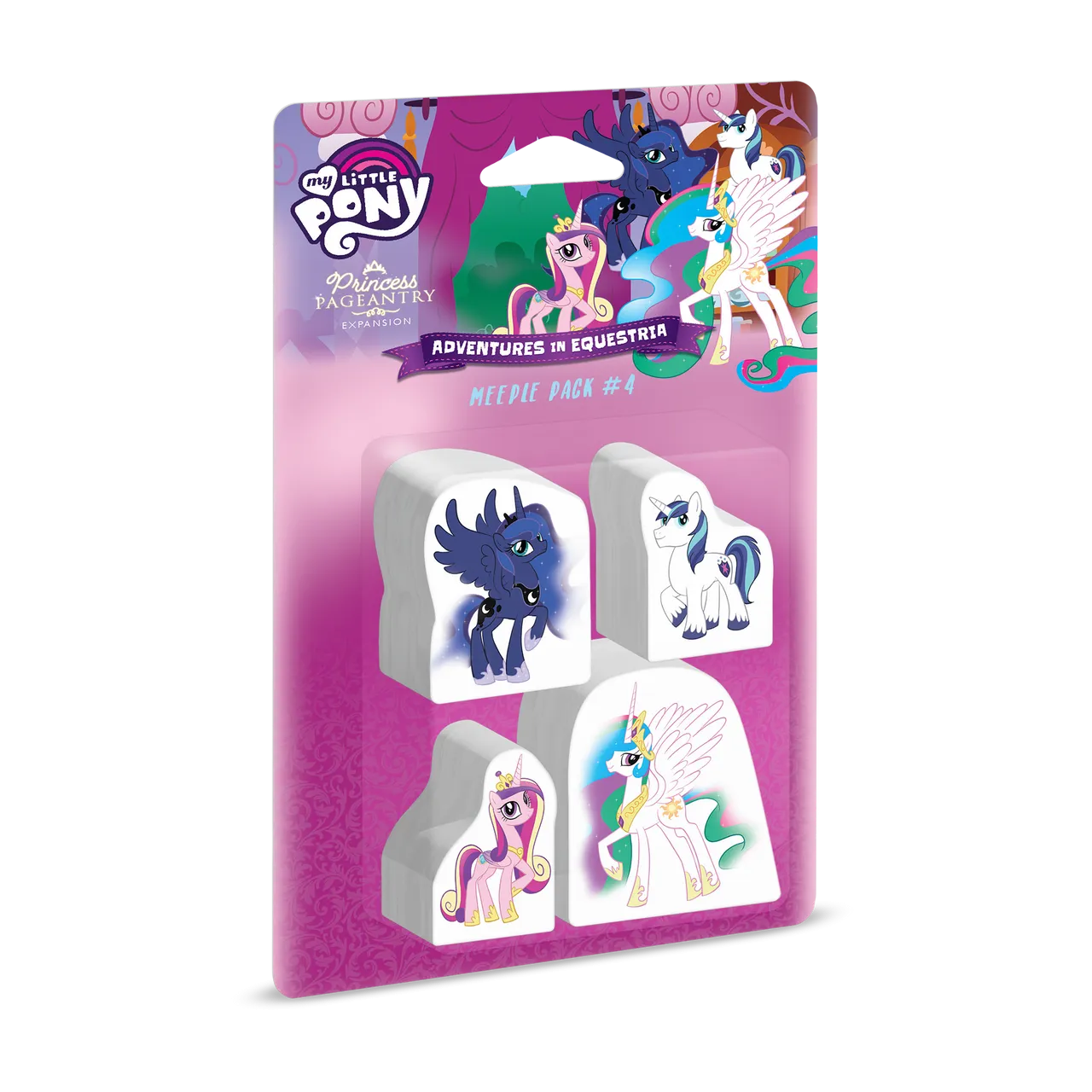 My Little Pony: Adventures in Equestria Deck-Building Game –  Princess Pageantry Expansion: Meeple Pack #4