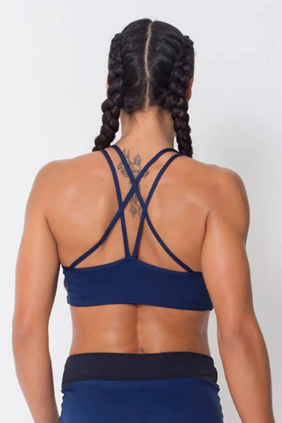 Navy Lightweight Sports Bra