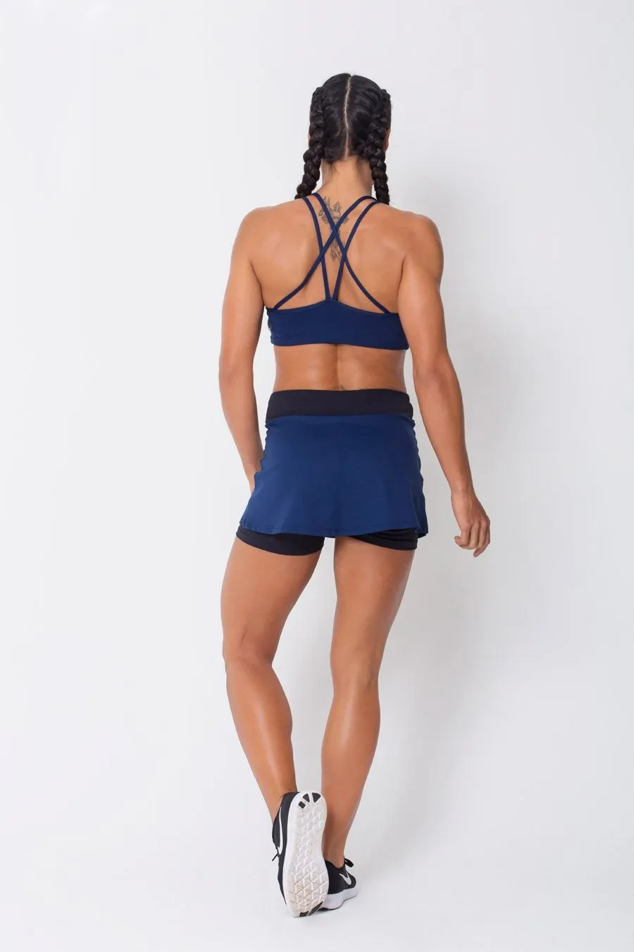 Navy Lightweight Sports Bra