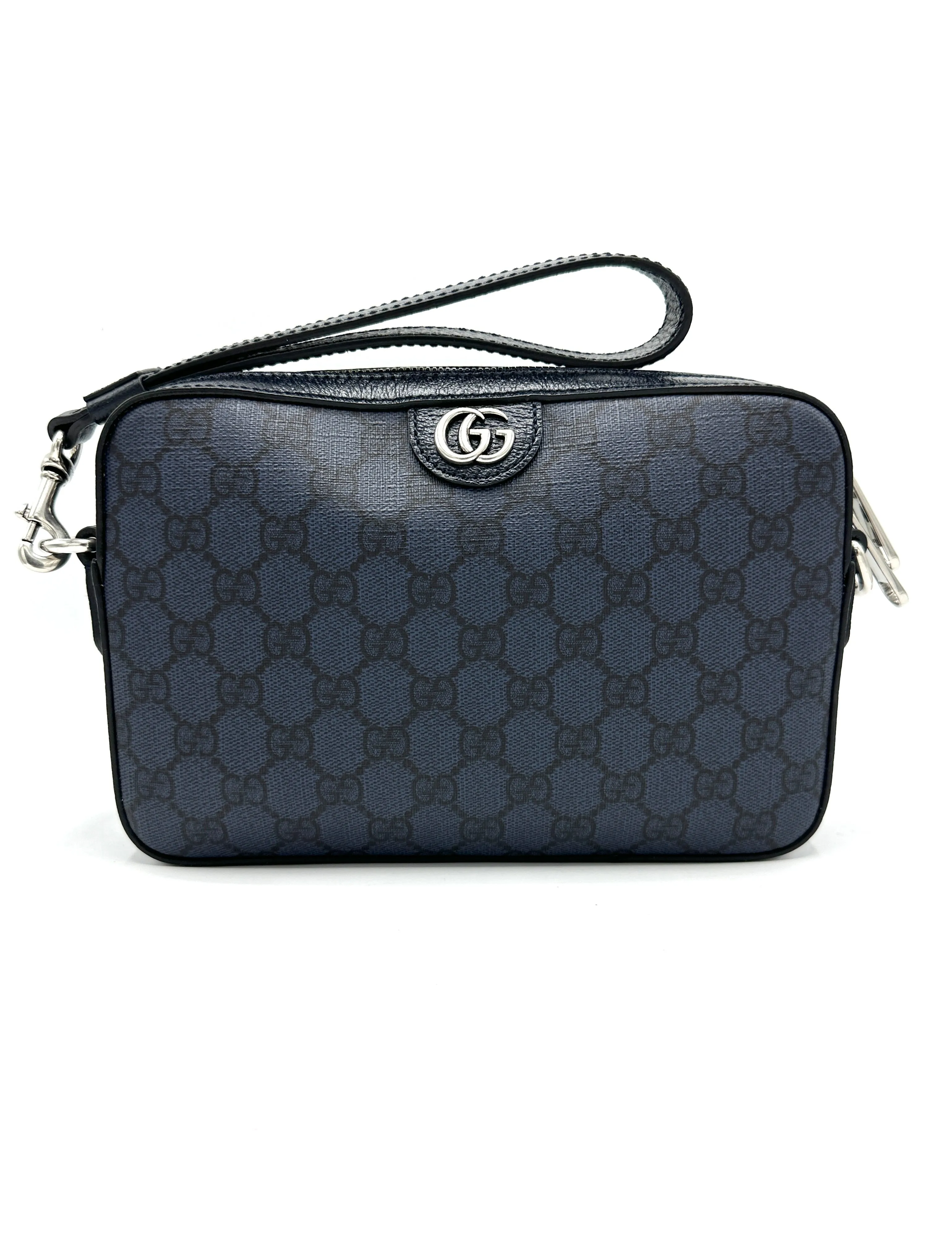 Navy/Black GG Supreme Camera Bag