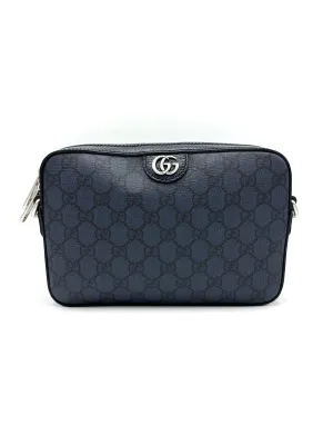 Navy/Black GG Supreme Camera Bag