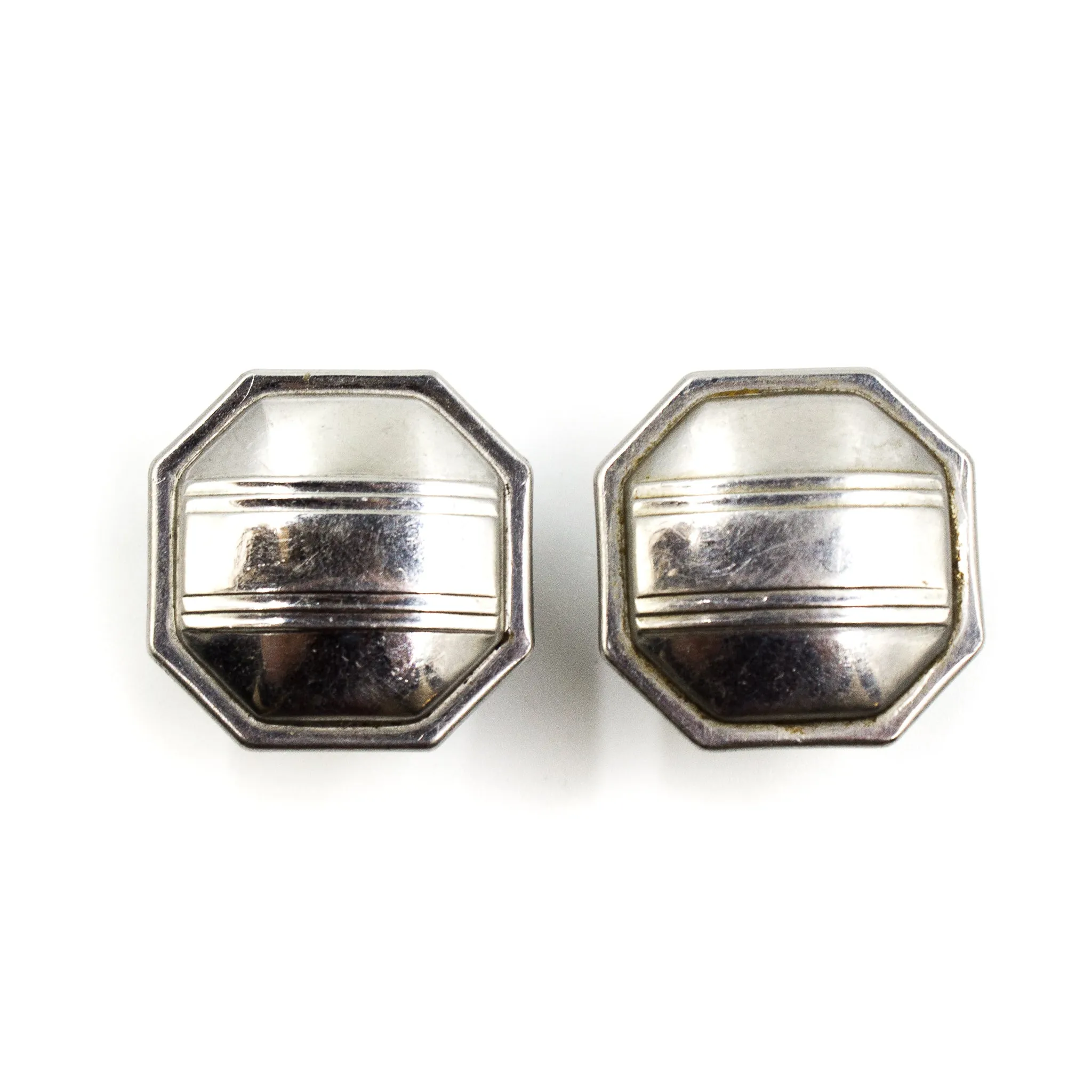 Octagonal Deco Double Stripe Knobs