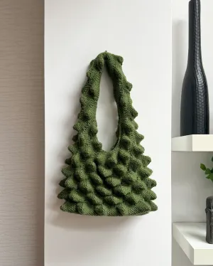 Olive Green Romanesco Bag - Mini