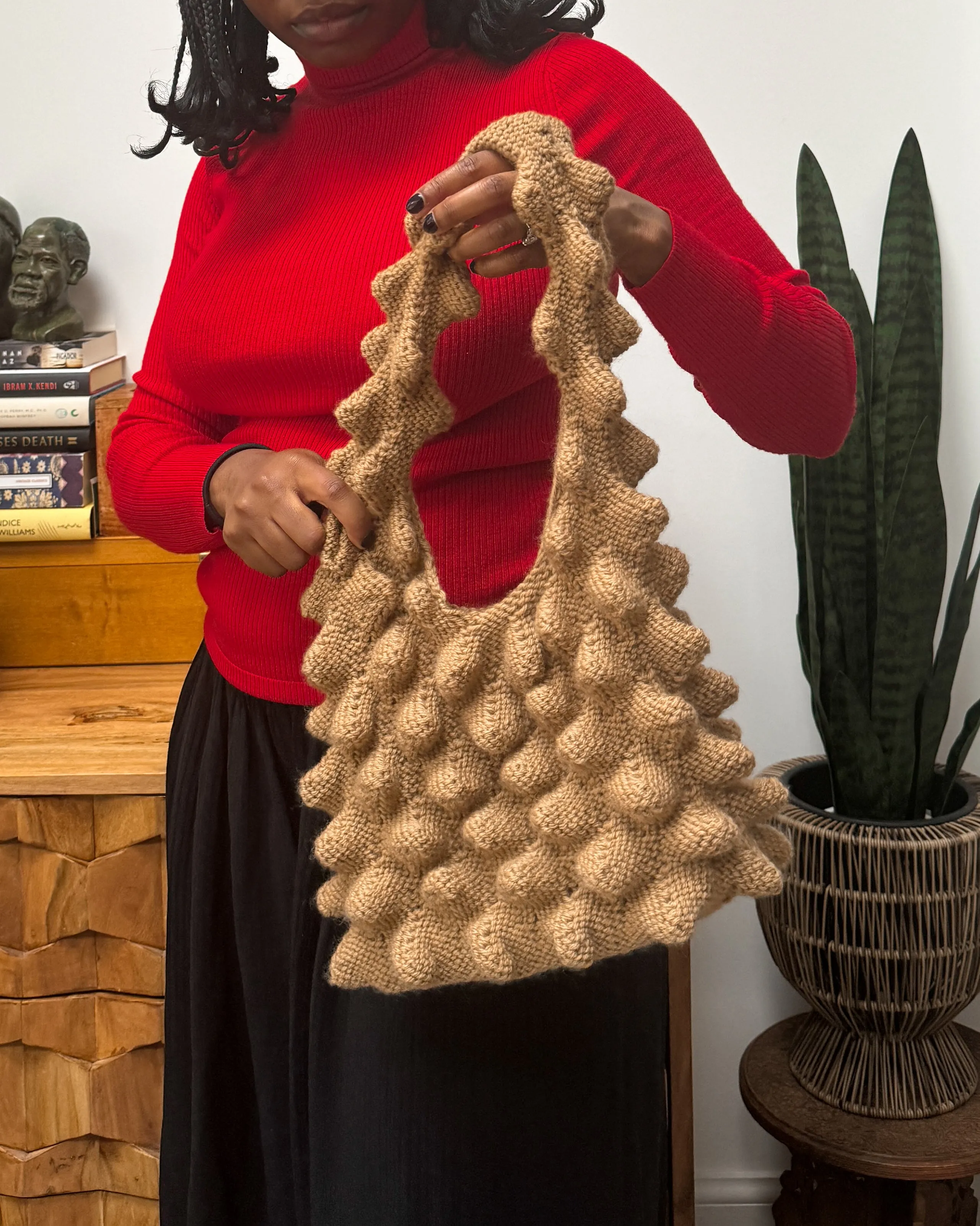 Olive Green Romanesco Bag - Mini