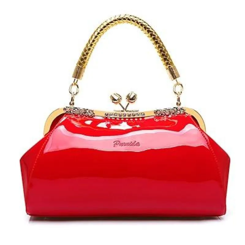 Patent Leather Women Designer Handbag
