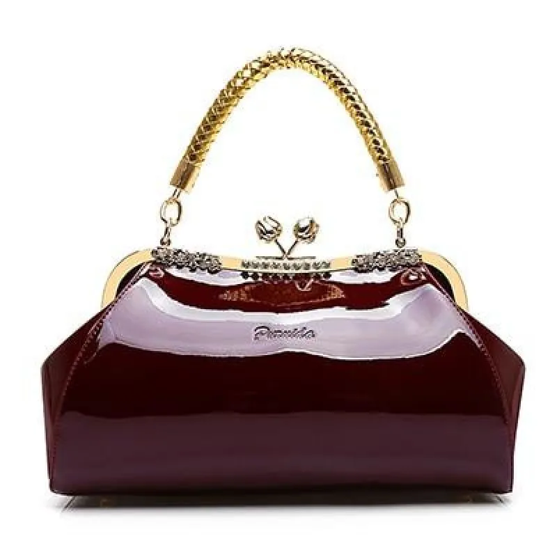 Patent Leather Women Designer Handbag
