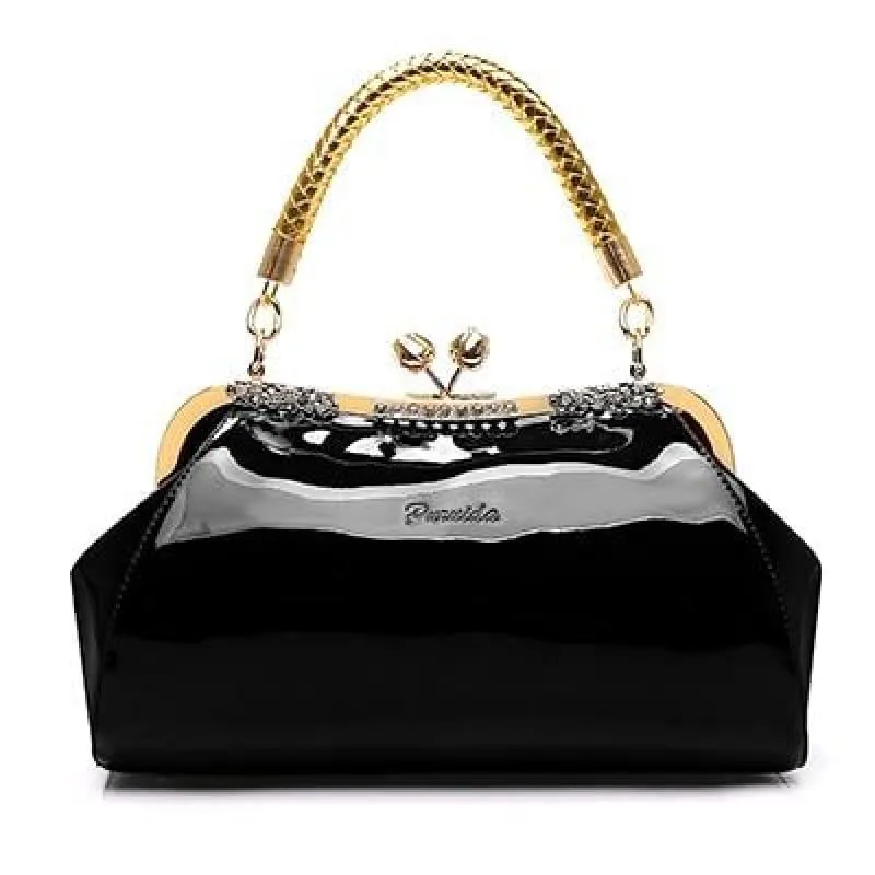 Patent Leather Women Designer Handbag