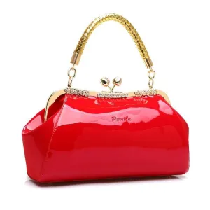 Patent Leather Women Designer Handbag
