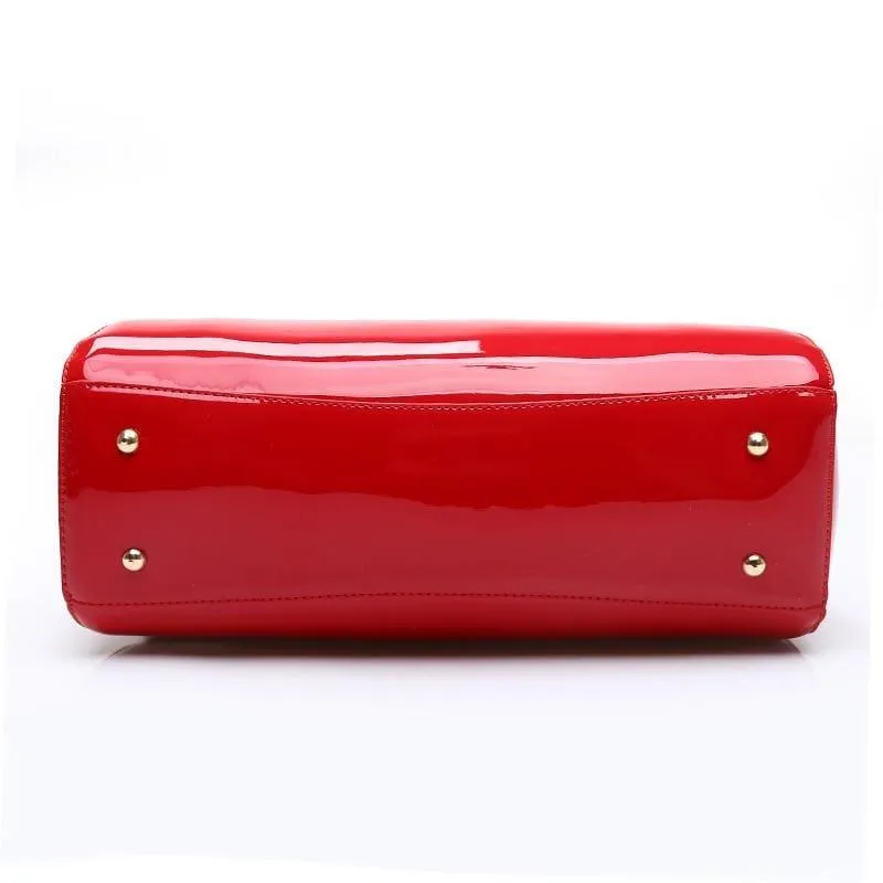 Patent Leather Women Designer Handbag