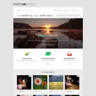 Photography Photo Store Shopify Website Design