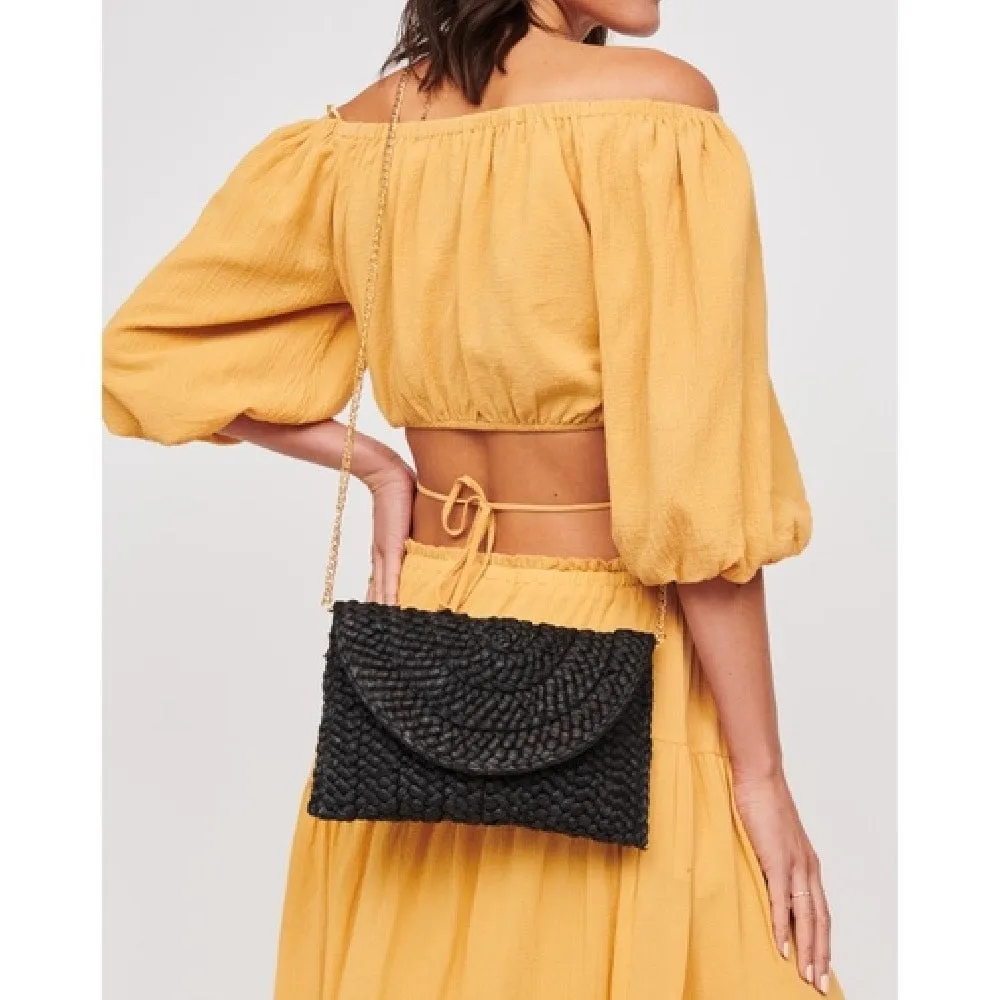 Picture Perfect Straw Clutch