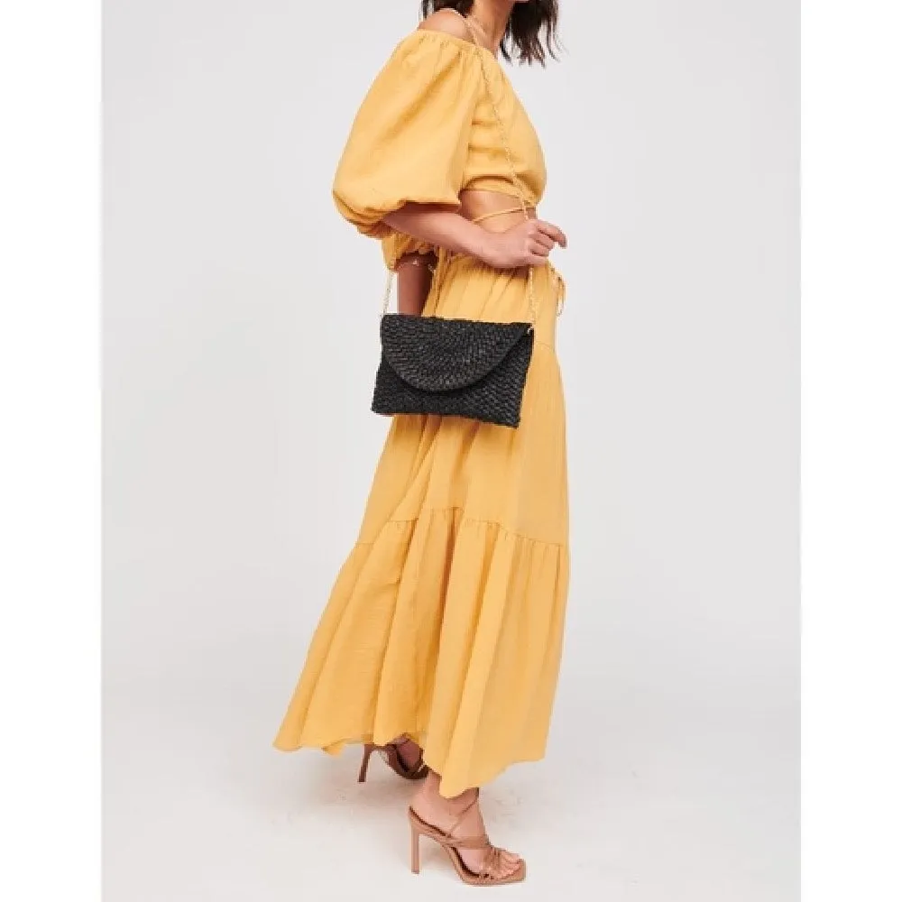 Picture Perfect Straw Clutch