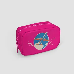 Plane Retro Sky - Mini Packing Bag