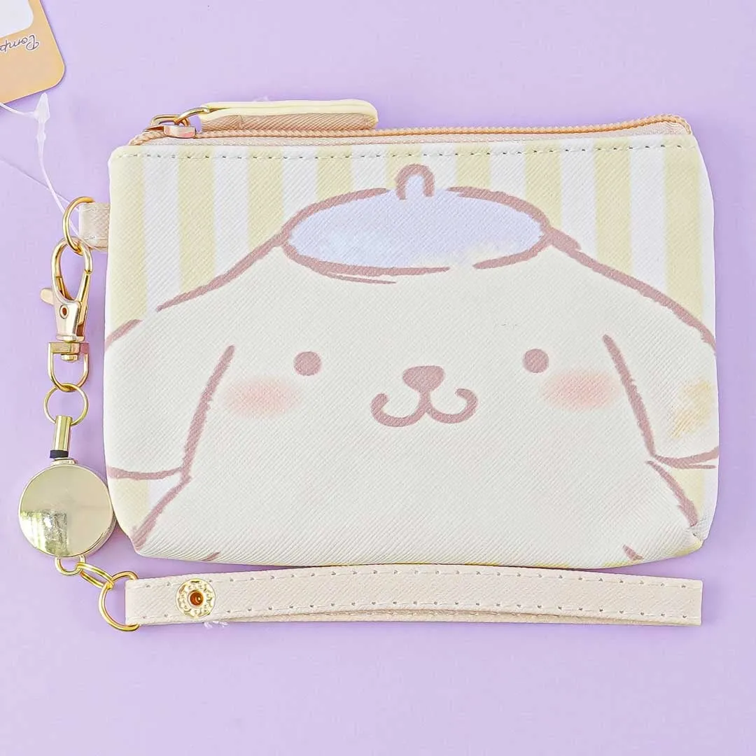 Pompompurin Striped Purse With Pass Compartment