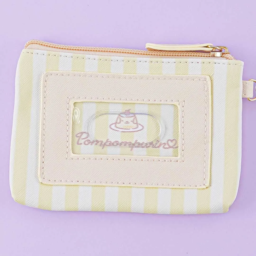 Pompompurin Striped Purse With Pass Compartment