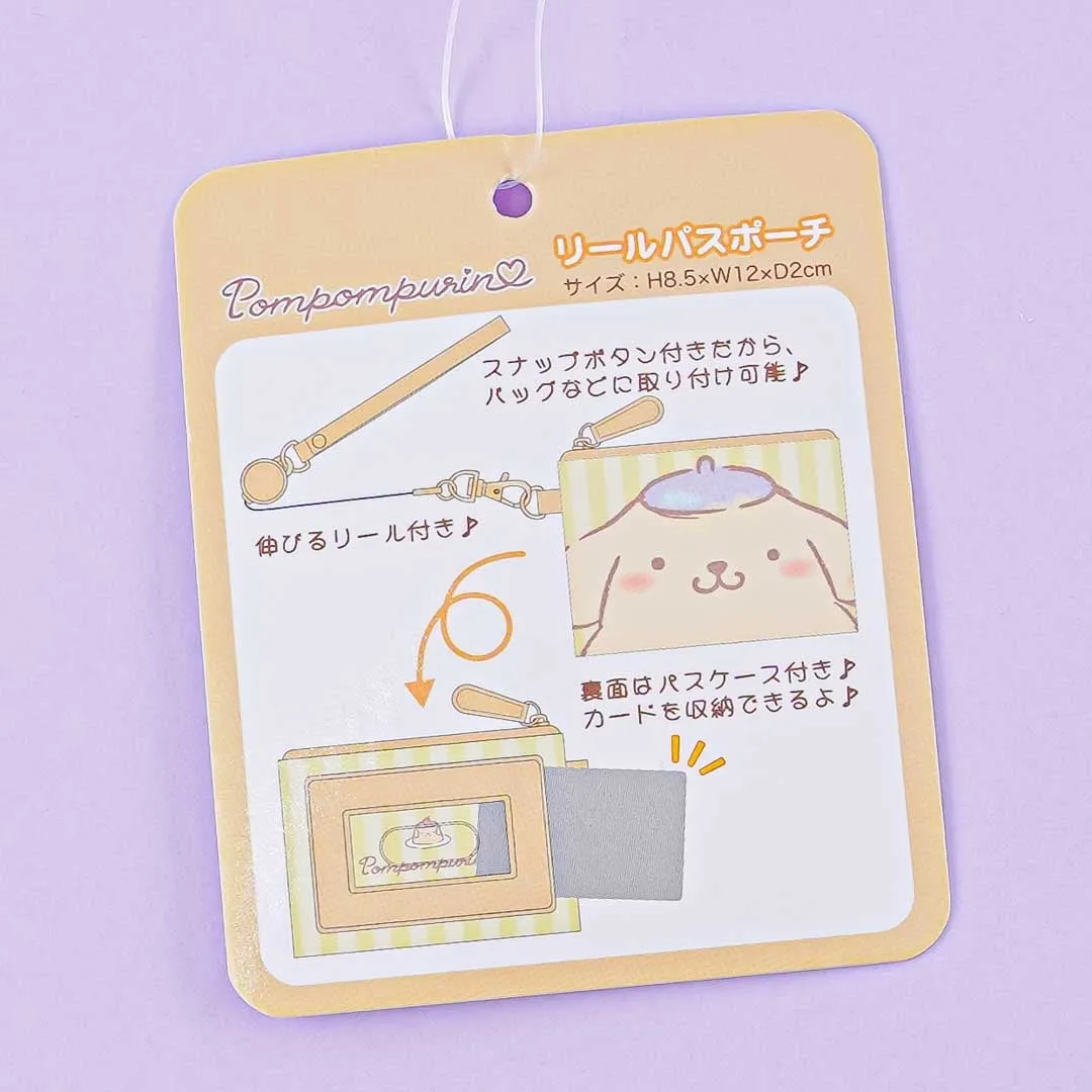 Pompompurin Striped Purse With Pass Compartment