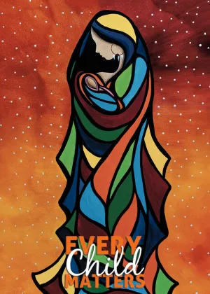 "215" Every Child Matters Fridge Magnet, art by Native Artist Betty Albert